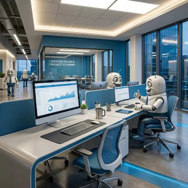 Profesionální tým NG Consulting v moderní kanceláři